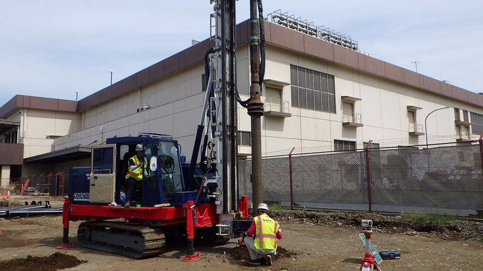 Construction of a Yokota Air Base steam plant